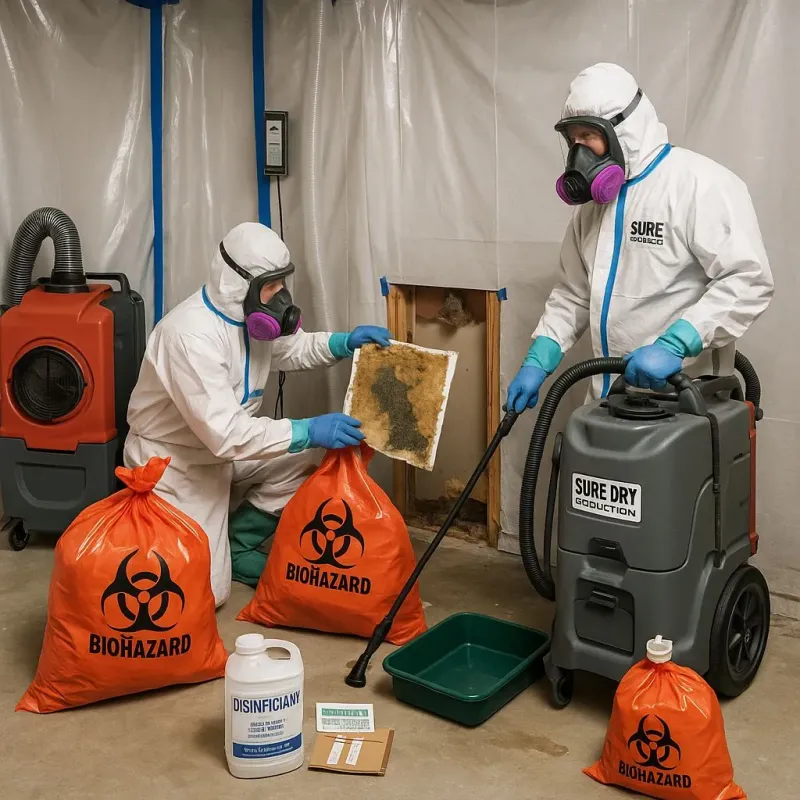 Contaminated Water Handling Protocols process in Hunter, OH