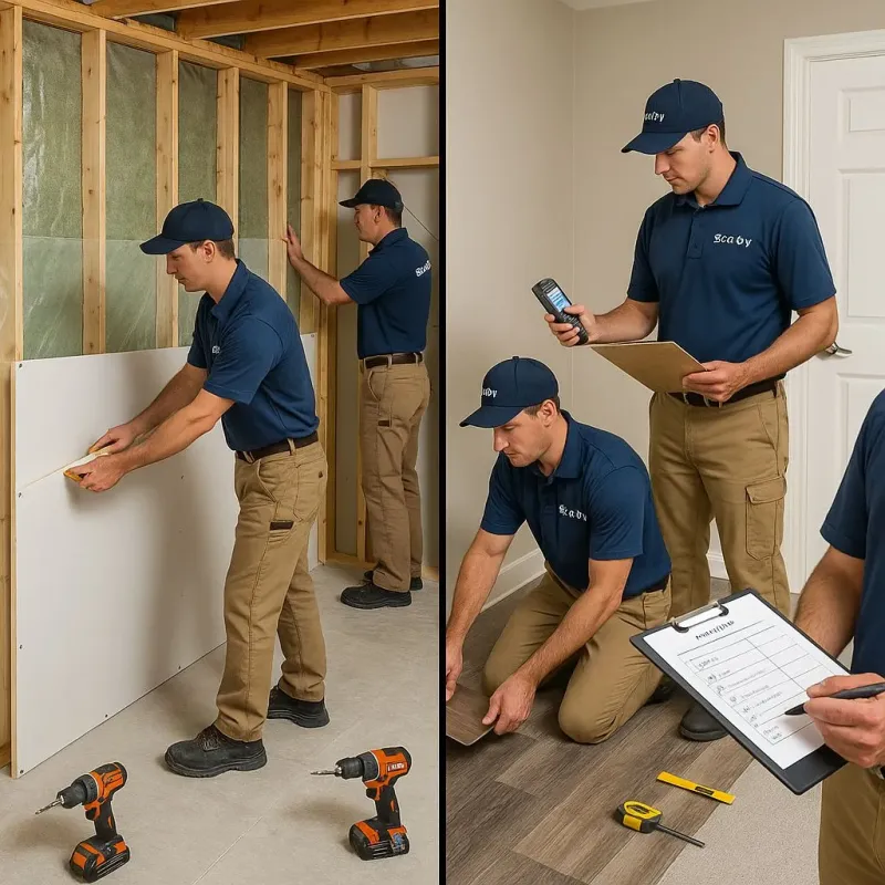 Repairs and Reconstruction process in Hunter, OH